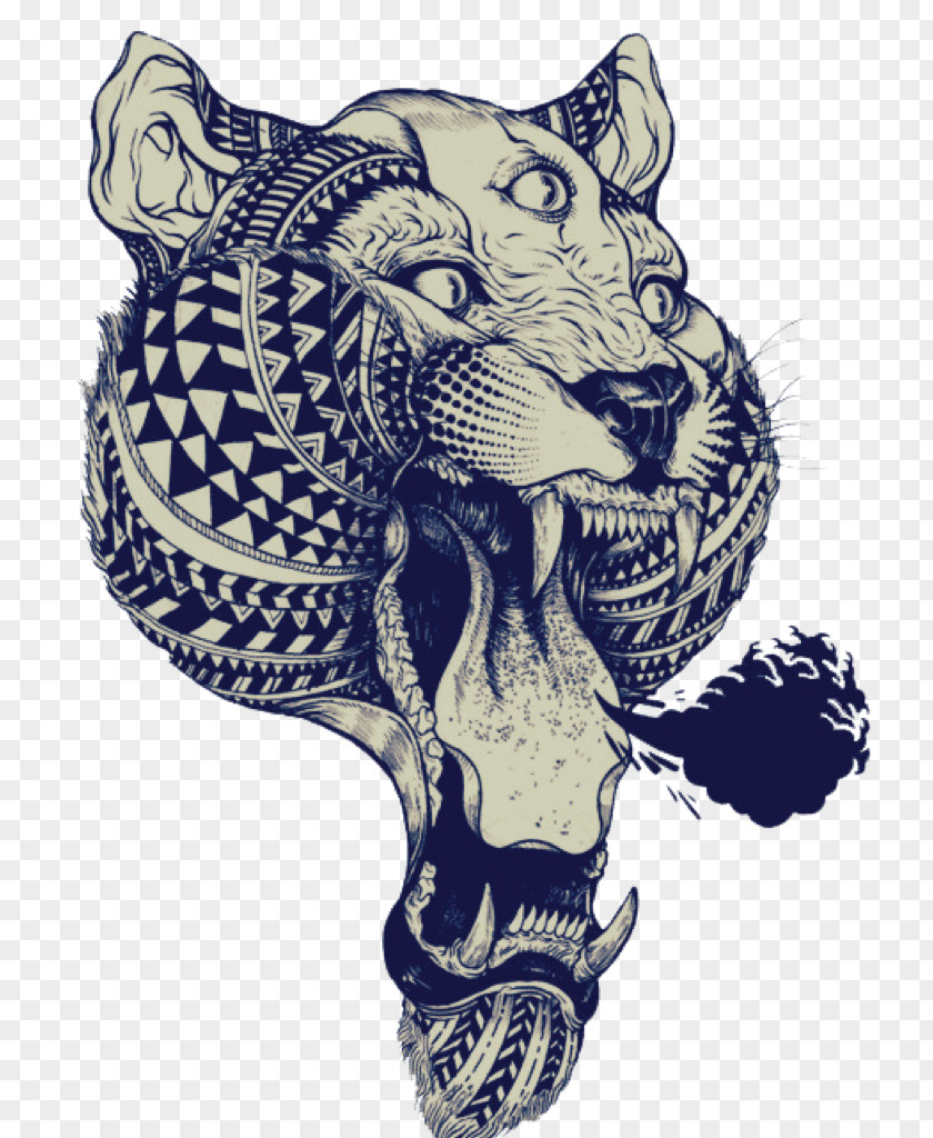 Tiger Drawing Tattoo PNG