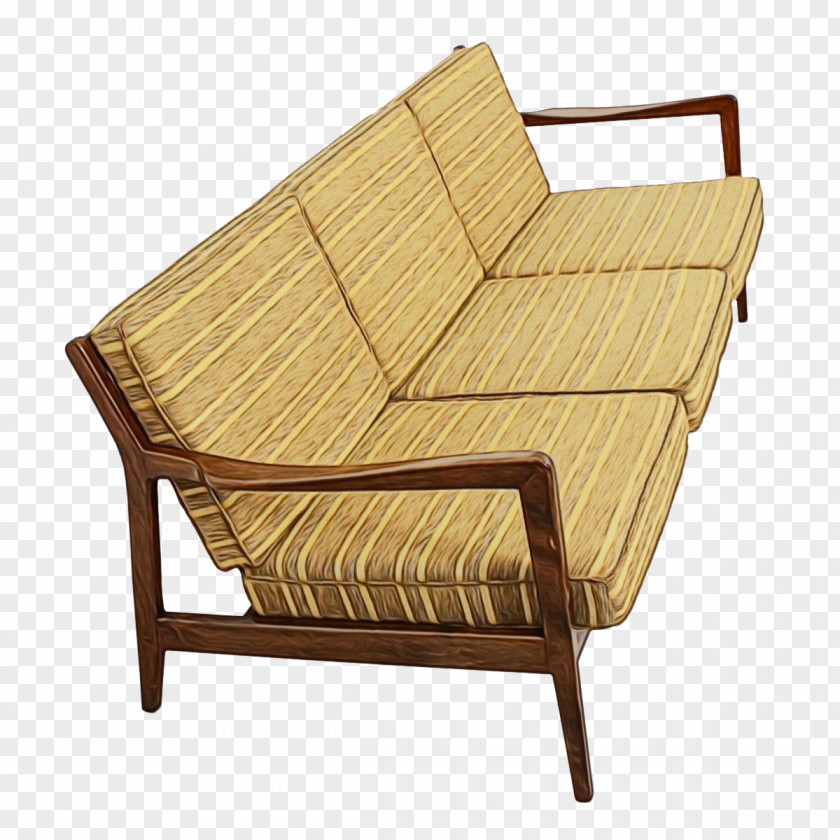 Wicker Armrest Furniture Chair Outdoor Wood Comfort PNG