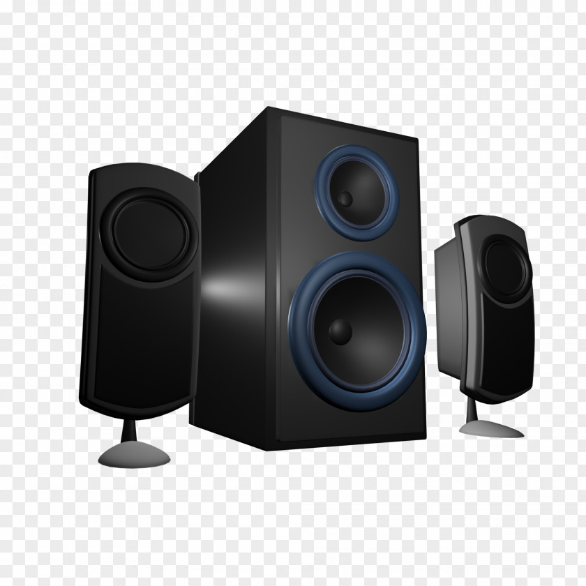 3d Cloud Computer Speakers Subwoofer Studio Monitor Output Device Sound PNG