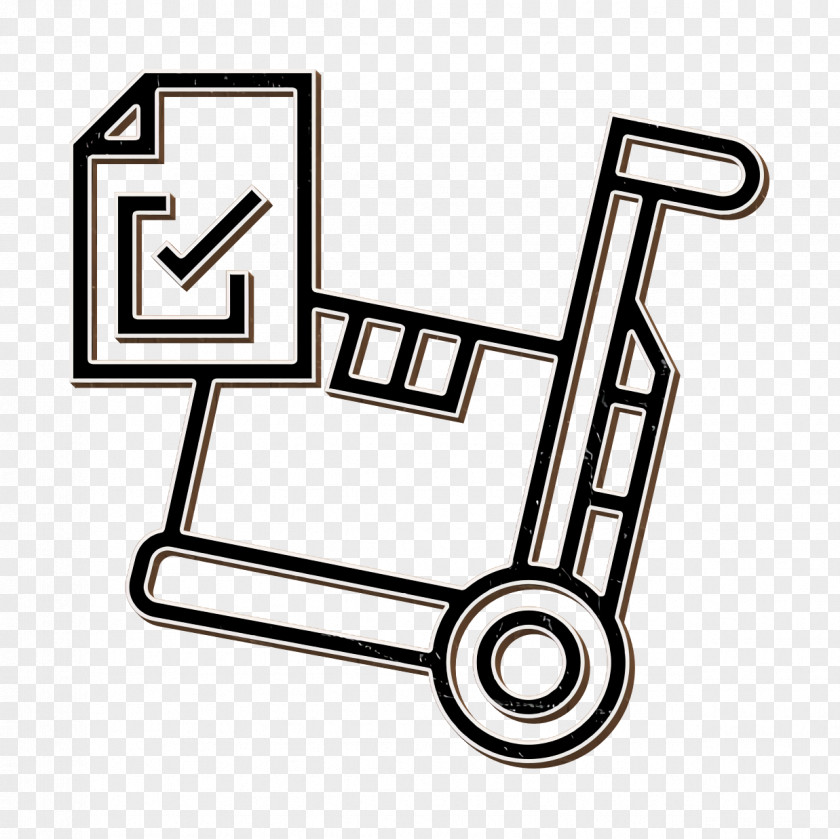 Inventory Icon Business Management Trolley PNG