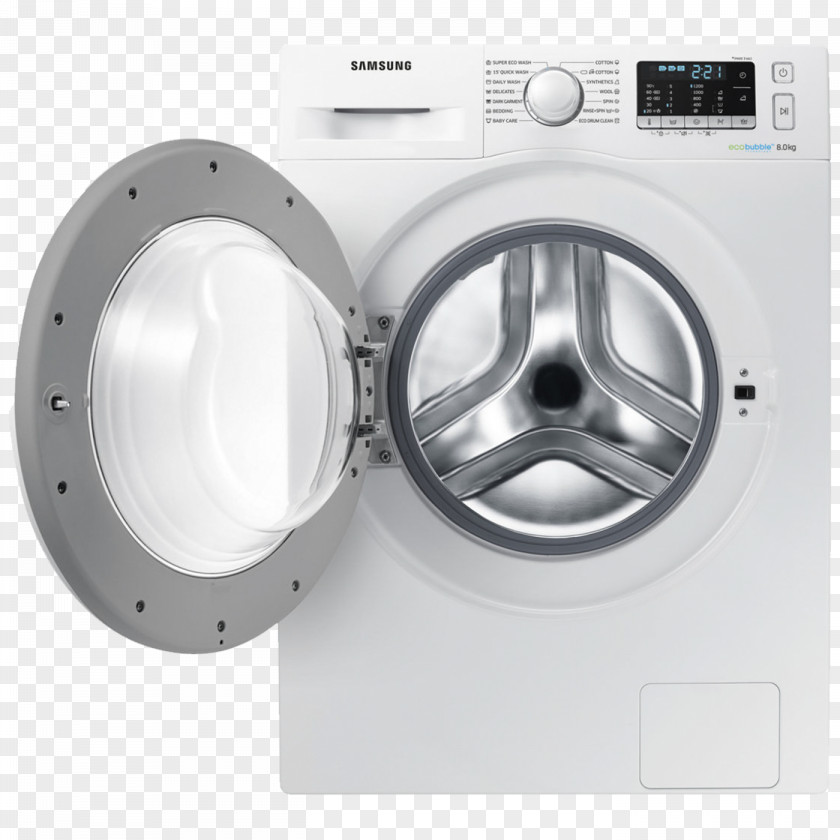 Samsung Washing Machine Machines 1400rpm Ecobubble PNG