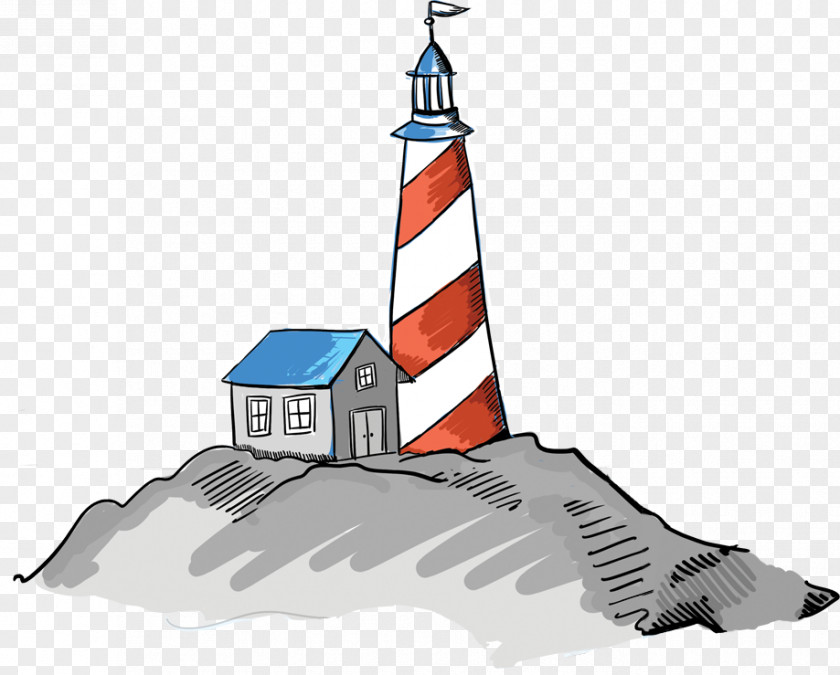 Steeple Lighthouse Paint Background PNG