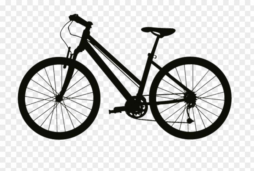 Bike Silhouette Mountain Electric Bicycle Frame Cycling PNG