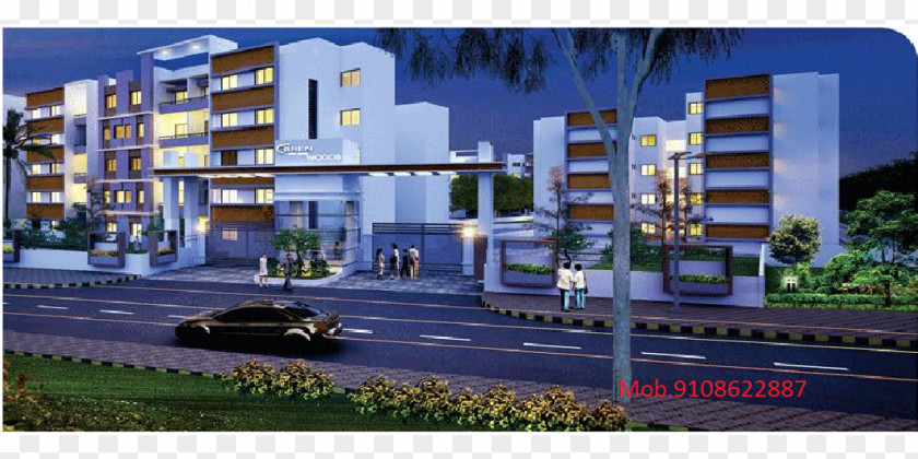BREN WOODS HSR Layout Mixed-use SJR Equinox Apartments Building PNG