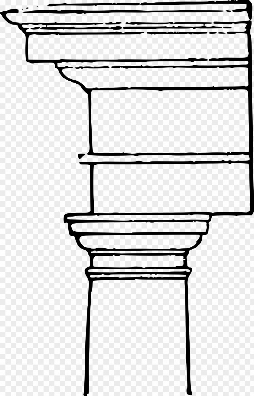 Greek Architectural Pillars Decorated Background Tuscan Order Capital Classical Clip Art PNG
