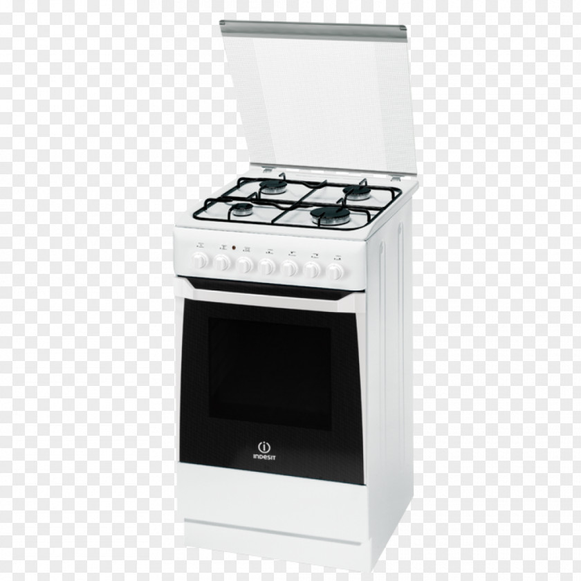 Oven Cooking Ranges Indesit KN1G20S(W)/I Fogão A Gás KN1G2S/I S Branco Co. PNG