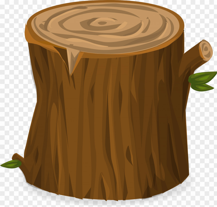 Stump Tree Trunk Bark Clip Art PNG