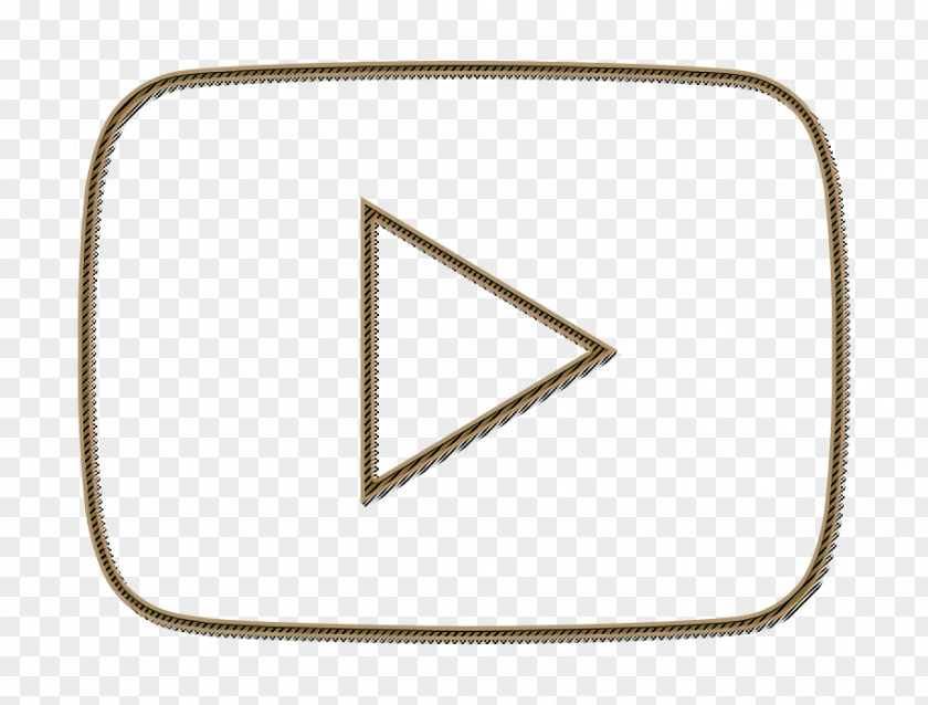 Triangle Youtube Icon Film Media Multimedia PNG