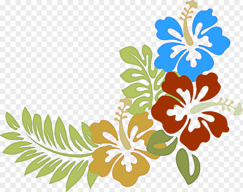 Flowering Plant Leaf Hawaiian Hibiscus Flower PNG