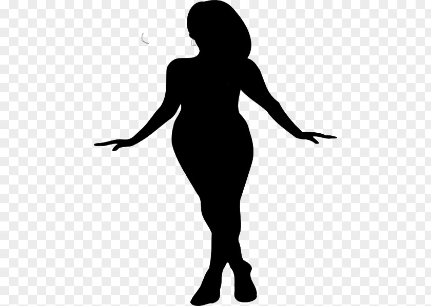 Silhouette Woman Clip Art PNG