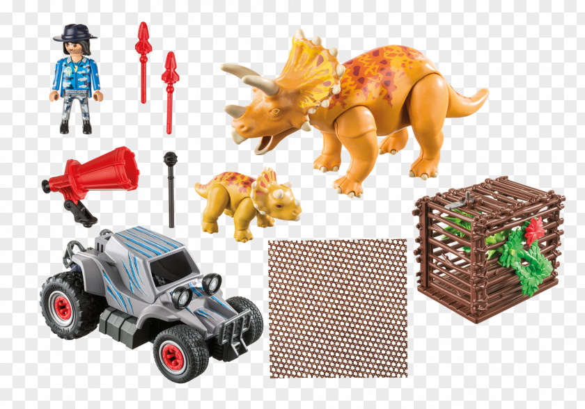 Car Playmobil 0 Off-road Vehicle Triceratops PNG