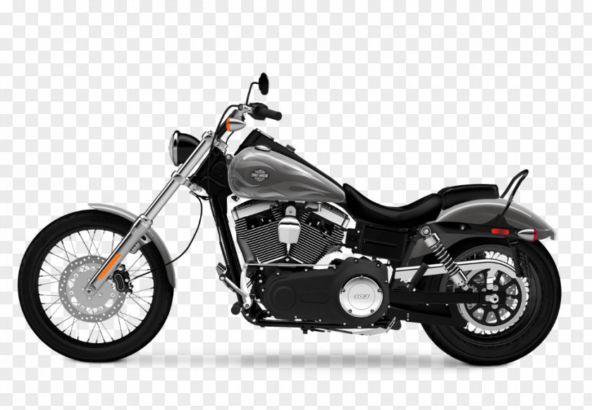 Charcoal Harley-Davidson Super Glide Motorcycle Riverside Softail PNG