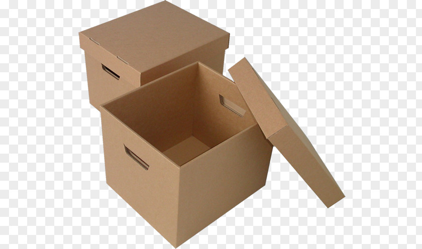 Corrugated Box Cardboard Packaging And Labeling Fiberboard PNG