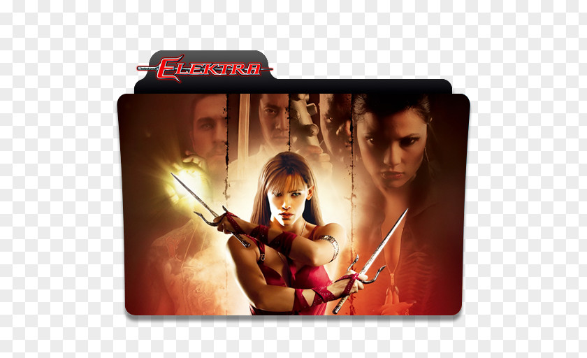Daredevil Elektra Jennifer Garner Bullseye Stick PNG