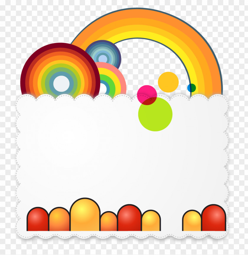 Cartoon Plane Rainbow Decoration Drawing PNG