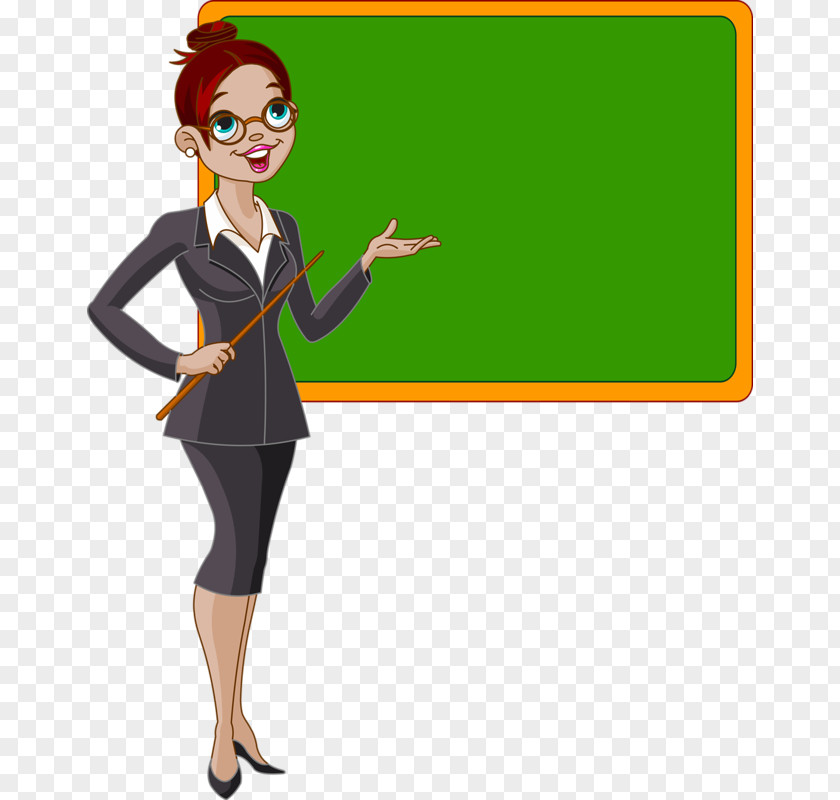 Cartoon Teacher Student Clip Art PNG