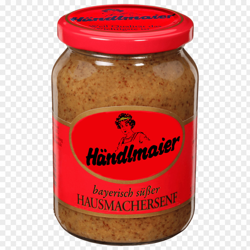 Delicatessen Handlmaier Sweet Bavarian Mustard Thomy Delicacy Medium Hot Spice PNG