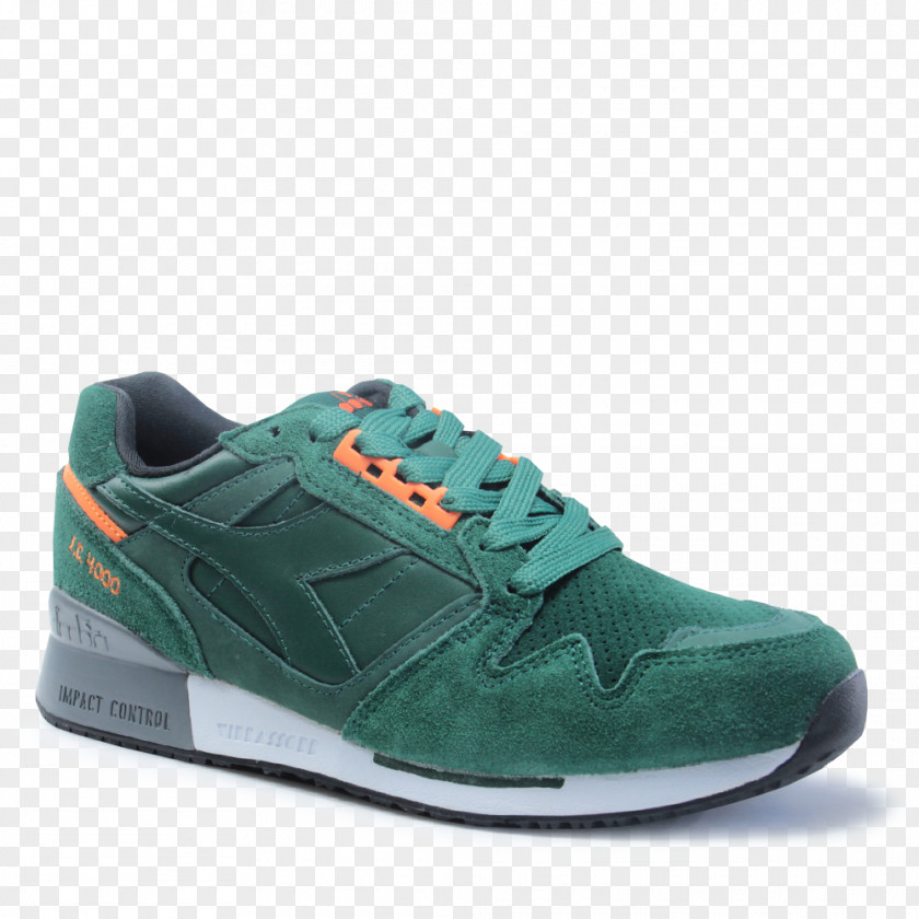 Green Jungle Sneakers Skate Shoe Diadora Sportswear PNG