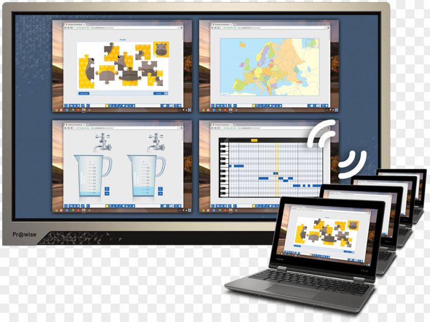 Laptop Computer Monitors Multi-touch Touchscreen Electronic Visual Display PNG