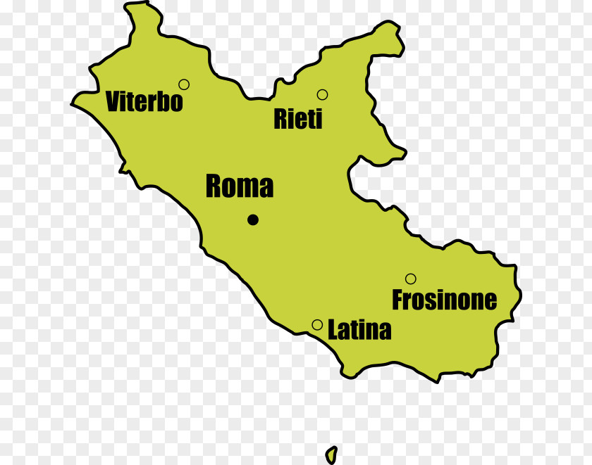Map Rome Civitavecchia Regions Of Italy Travel PNG