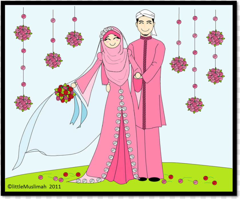 Pictures Of Husband And Wife Fighting Islamic Marital Practices Marriage Wedding Cartoon PNG