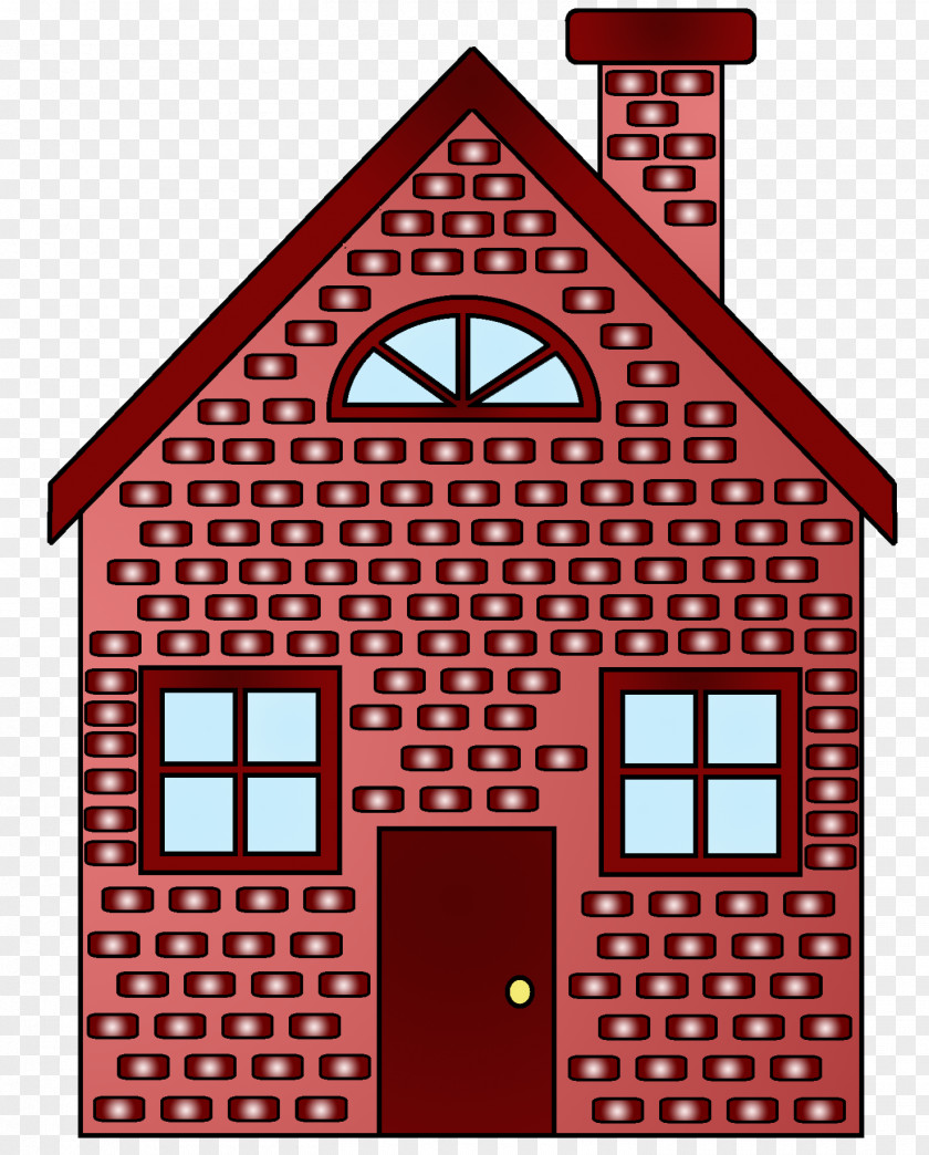 Brick Building House Clip Art PNG