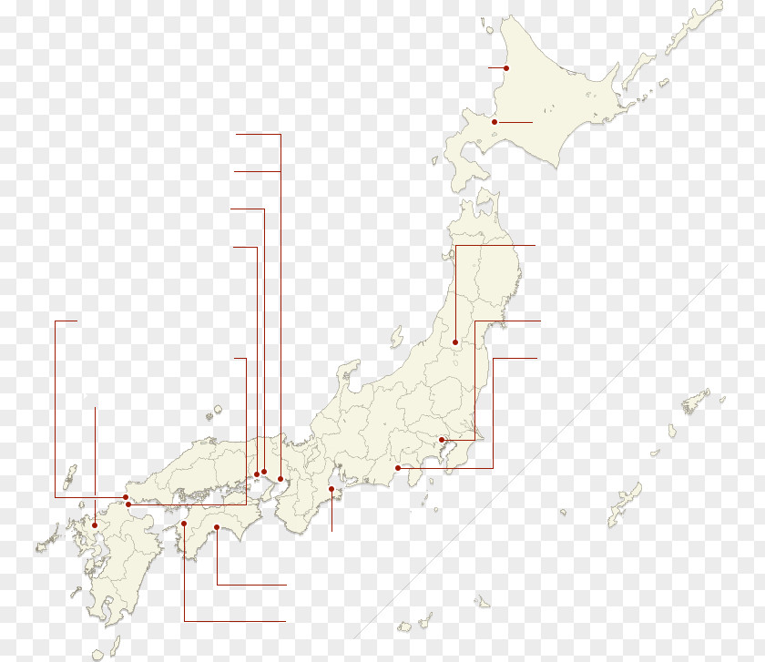 Japan Map PNG