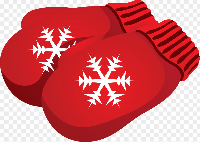 Magnet Santa Claus Christmas Glove PNG