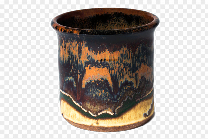 Pottery Ceramic Flowerpot Artifact PNG