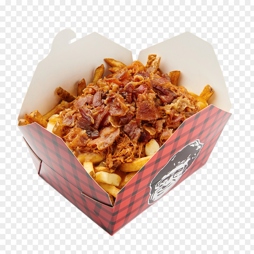 Bacon Poutine Vegetarian Cuisine Canadian Pulled Pork Tapa PNG