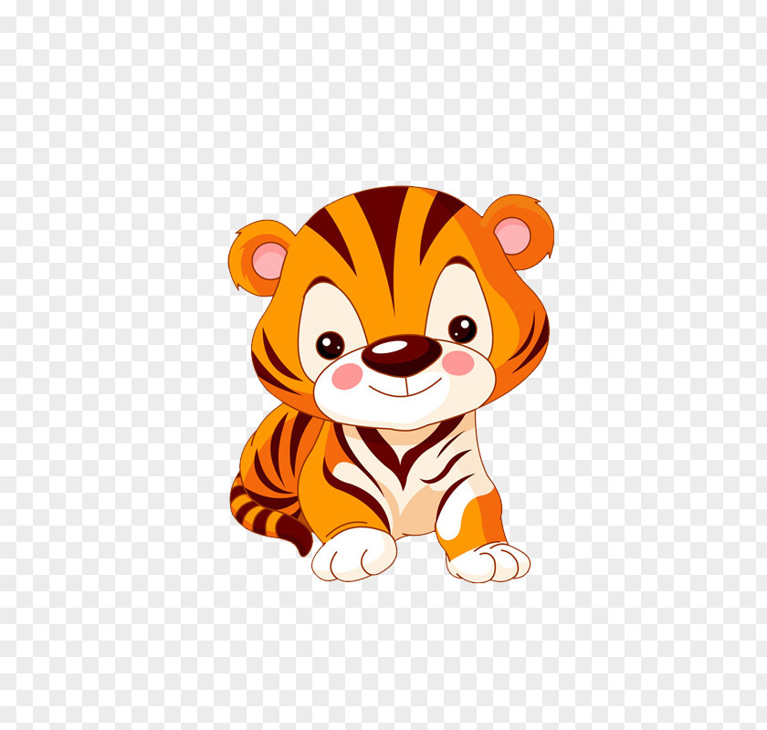 Cartoon Tiger Clip Art Lion Vector Graphics Illustration PNG