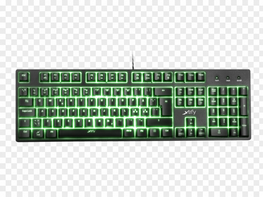 Computer Mouse Keyboard Xtrfy K2-RGB Mechanical Gaming Kailh Red Switches Uk Layout RGB Color Model Keypad PNG