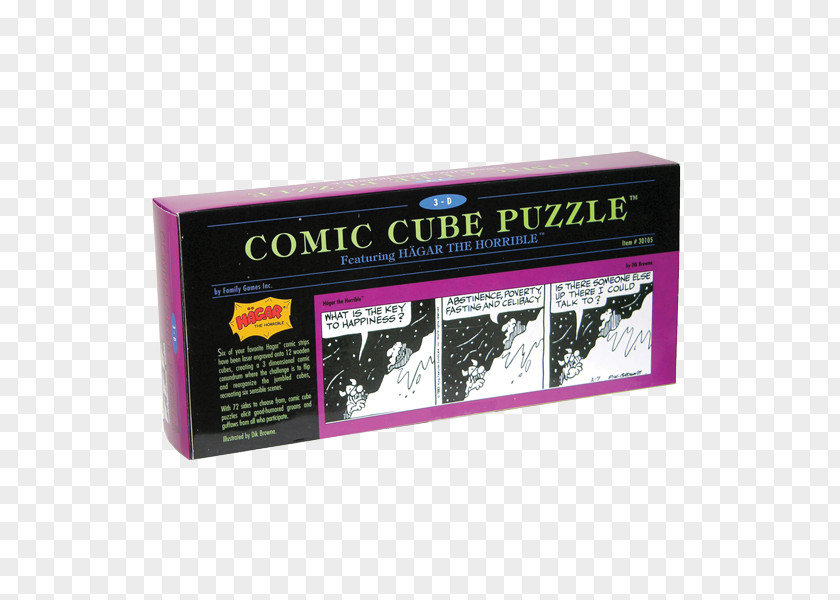 Handbills Crossword Clue Game Puzzle Cube Hägar The Horrible Comics PNG