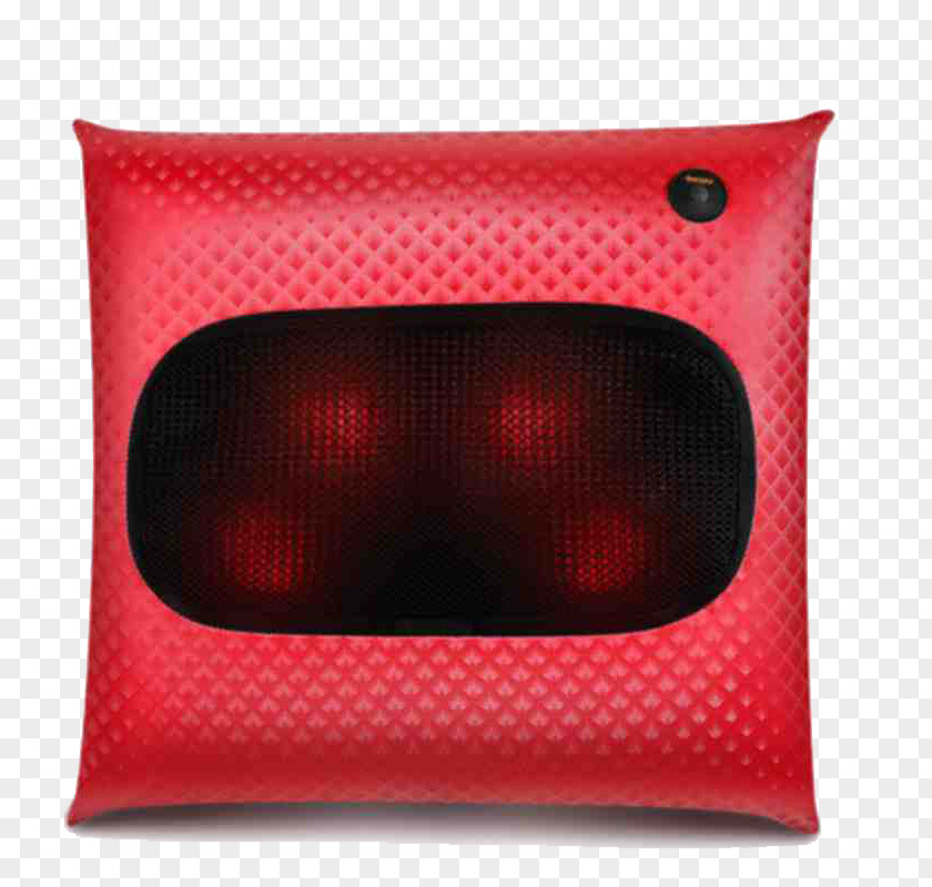Red Electric Massage Pillow Royalty-free Photography PNG
