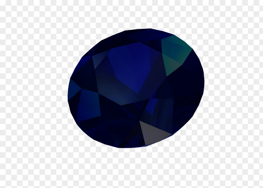 Sapphire Oval PNG