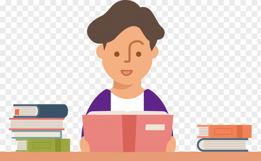 Teacher Reading Book PNG