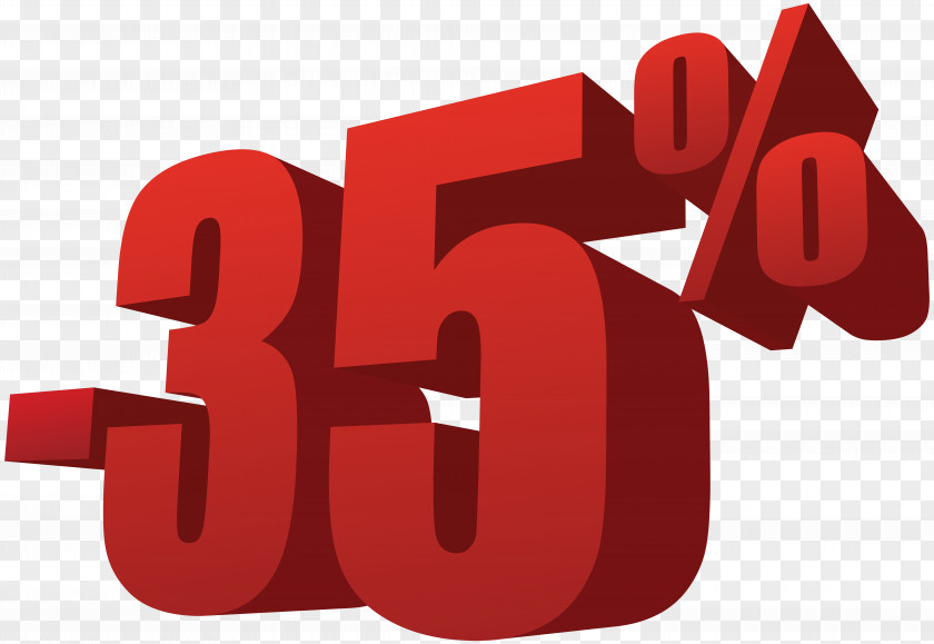 35% Discounts And Allowances Clip Art PNG