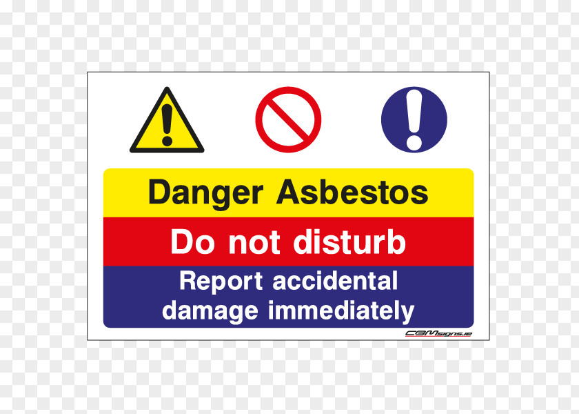 Construction Signs Hazard Occupational Safety And Health Sign Asbestos Risk PNG