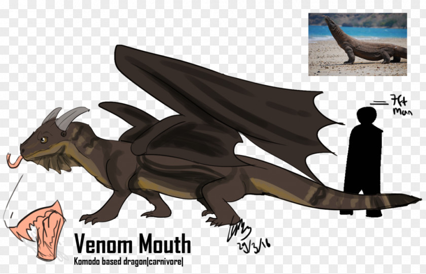 Dragon Komodo Animal Venom Fantasy PNG