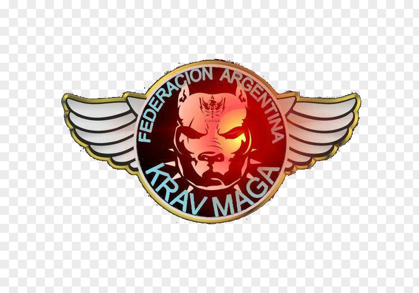 Krav Maga Pit Bull Badge Emblem Logo PNG