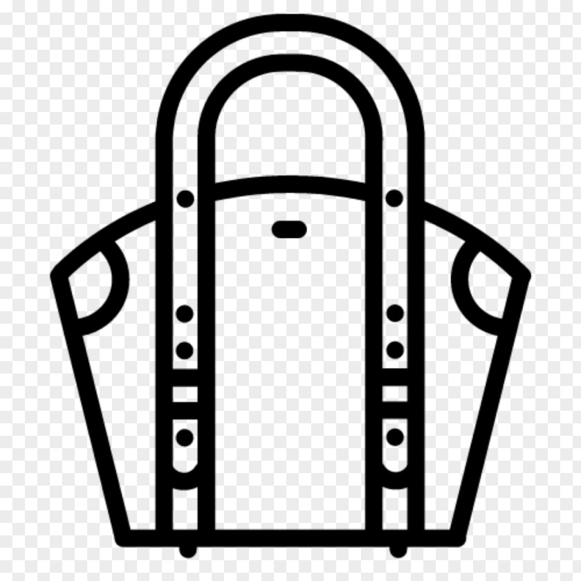 Woman Bag Padlock Symbol Line Clip Art PNG