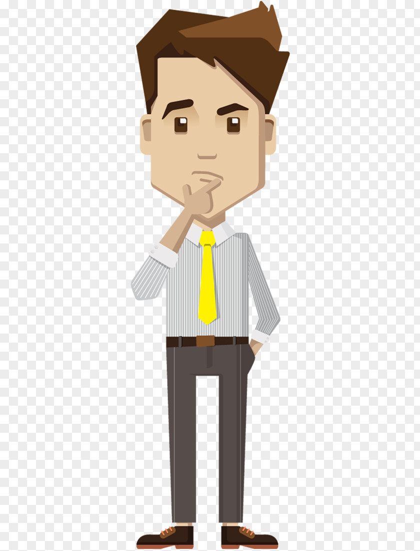 Businnes Man Clip Art Cartoon Illustration Businessperson PNG