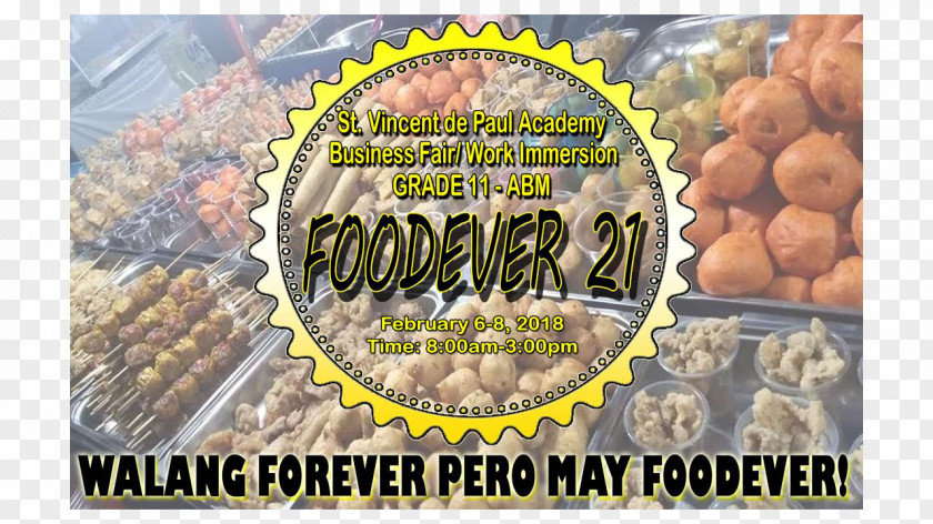 Fair Food St. Vincent De Paul Academy Of Novaliches, Inc. Street National Secondary School Student PNG