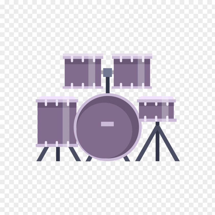 Purple Drums Musical Instrument Drum Sound PNG