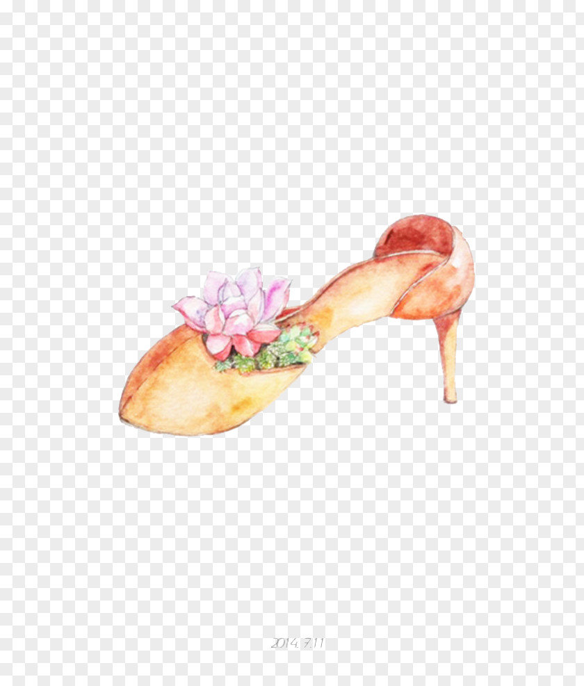 Shoes Fleshy Slipper High-heeled Footwear Shoe PNG