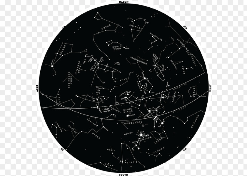 Star Constellation Northern Hemisphere Southern Chart Night Sky PNG