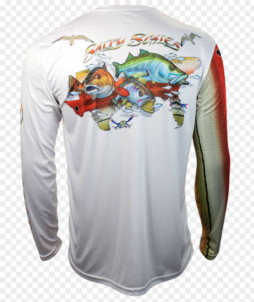 T-shirt Long-sleeved Fishing PNG