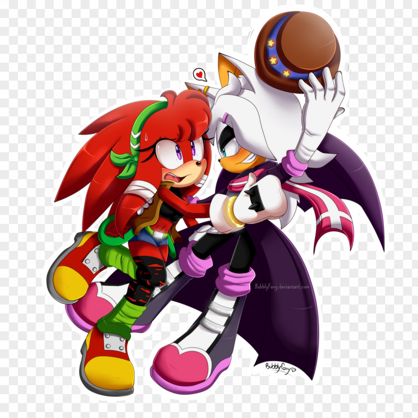 Calaver Couple Sonic & Knuckles The Echidna Hedgehog Rouge Bat Amy Rose PNG