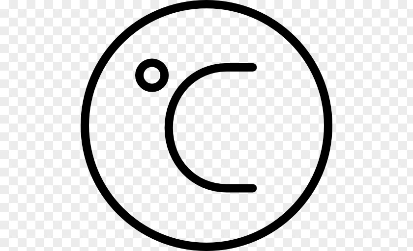 Celsius Circle Rim White Clip Art PNG