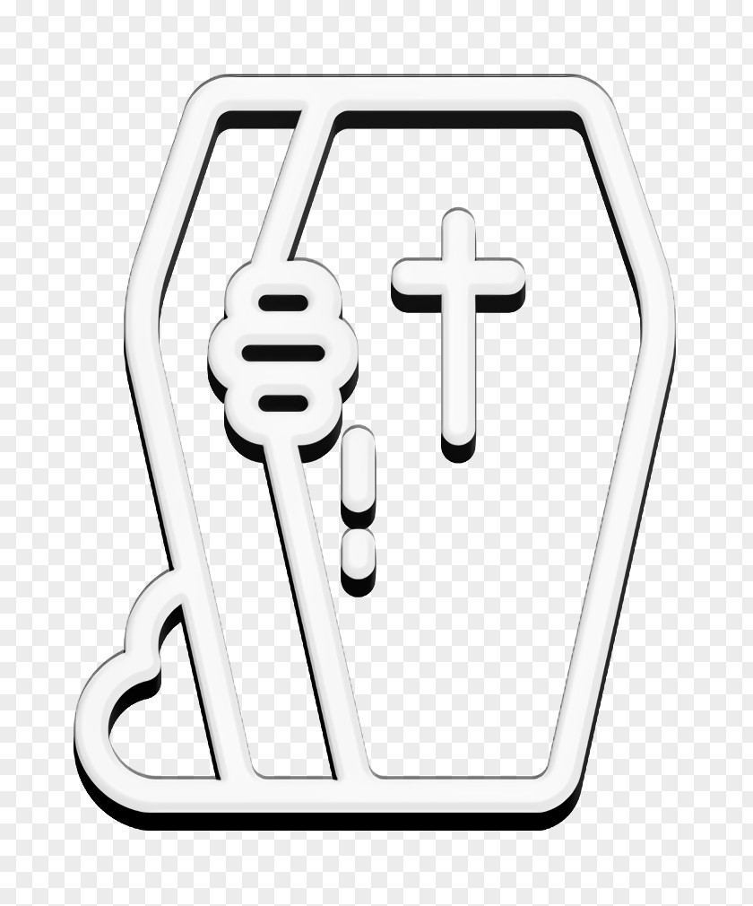 Coffin Icon Cross Death PNG